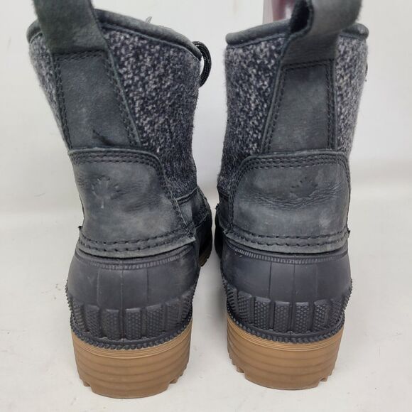 Kamik Sienna Mid Waterproof Winter Snow Boots Black Womens Sz 7M Made/CANADA 99% - Picture 4 of 11